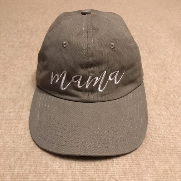 Mama Cap Hat classic 6 panel design w/ sweat-wicking support / adjustable close - Picture 6 of 16